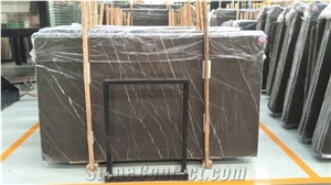 Polished Persian Pietra Grey Marble Slab Top Quality Floors
