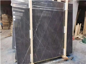 Polished Persian Pietra Grey Marble Slab Top Quality Floors