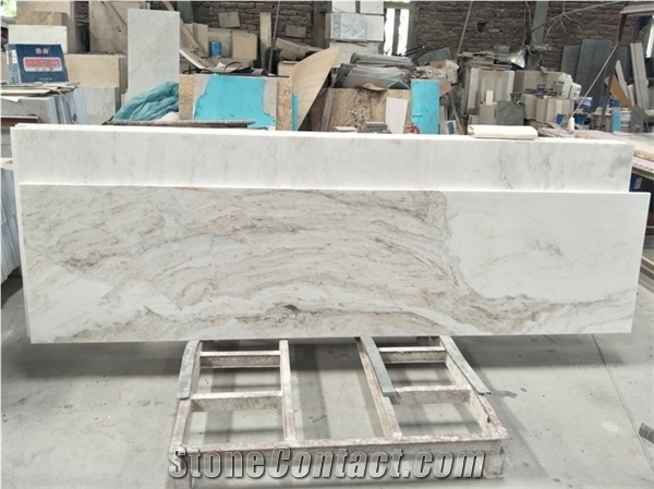 2500*1500mm Large Slabs White Tiles and Marble Stone Floor