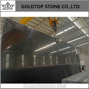 3200*1600mm Black Quartz Stone Wall Panels Building Stone