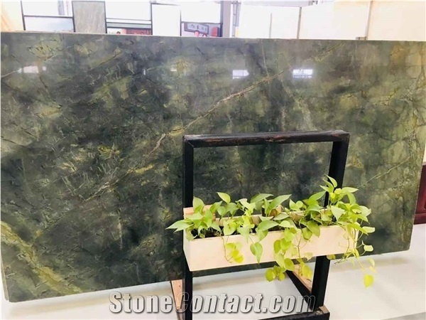 Cheap Price Fantastic Green Natural Marble Stone Tiles