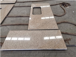 Cheap Price Shandong Rust Stone Kitchen Top
