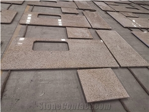 Cheap Price Shandong Rust Stone Kitchen Top