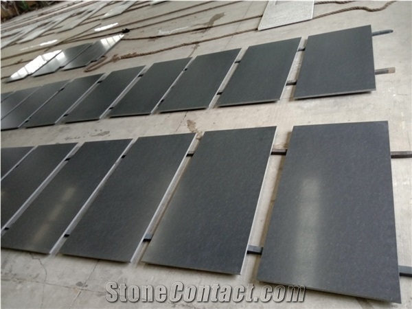 Customize Size Natural Stone Zimbabwe Black Granite Tile