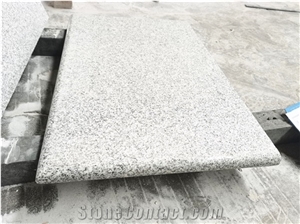 Flamed G603 Sesame White Granite Bullnose Edge Coping Tiles