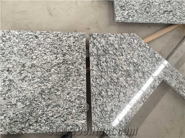 Good Quality Spray White Granite Big Slabs for Building