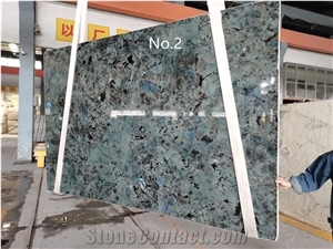 Lemurian Blue Granite Polished Slabs, Granite Slabs