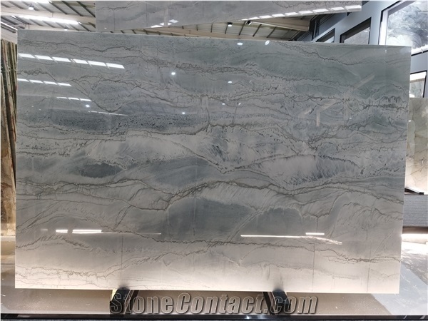Luxury Brazil Grey Quartzite Slab