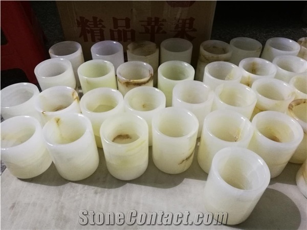Own Factory Of Stone Products Home Decoration Candle Jar
