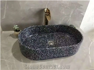 Sink with Sparkle, Artificial Stone Basin