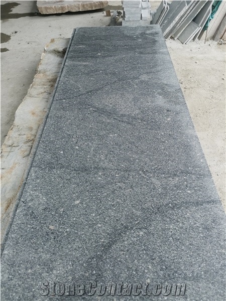 Ash Grey Granite with Vein Good for Pool Coping Pavers