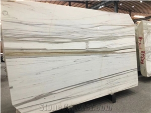 Extra White Calacatta Gold Veins Polished Marble Big Slabs