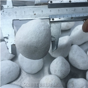 Natural River Rocks White Pebble Stone