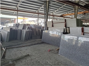 Purple White Granite Slab Tile Walling Application