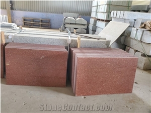 Red Granite Slabs and Tiles for Decoration