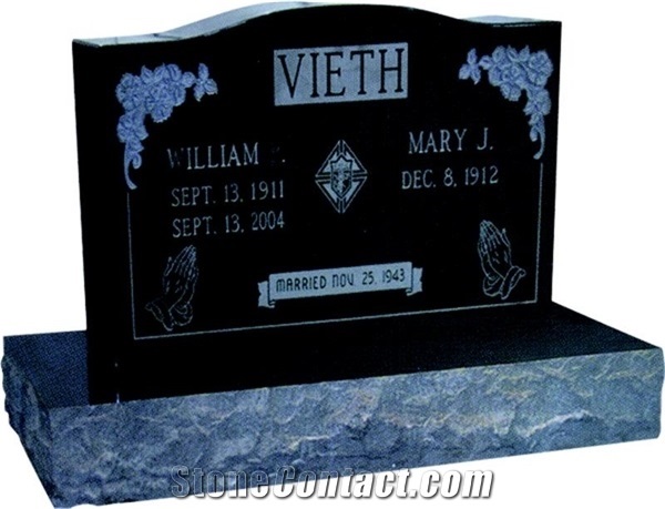 American Style Heart Shape Tombstone Headstone Monuments