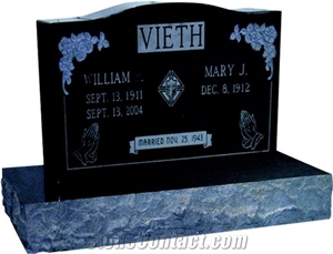 American Style Heart Shape Tombstone Headstone Monuments