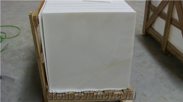 China Crystal White Marble Tiles Pavers Tiles