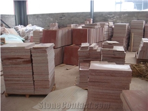 China Red Granite Wall Tile Skirting Slabs Tiles