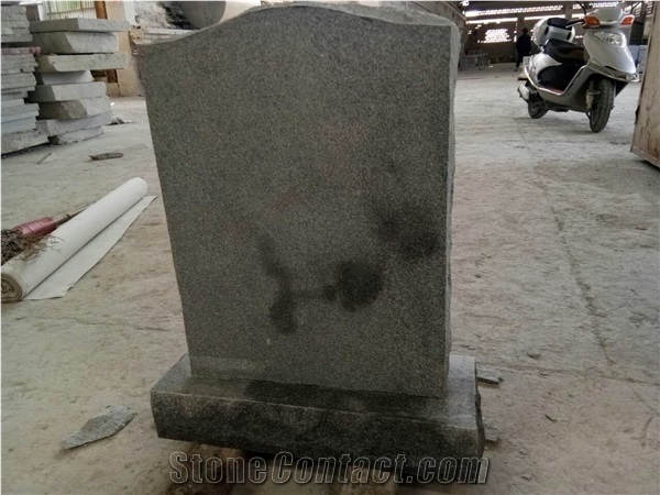G603 Granite Headstone Tombstone Simple Classic Style