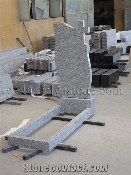 G603 Grey Russian Granite Headstone Tombstone