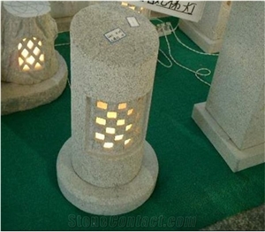 Garden Stone Lamp Lantern Landscaping Lamps