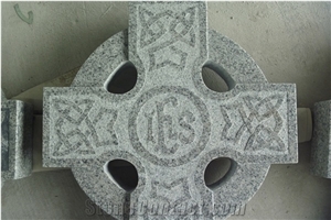 Irish Cross Headstone Celtic Tombstone Laser Etched