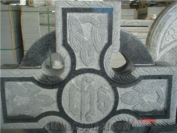 Irish Cross Heart Celtic Cross Headstone Tombstone