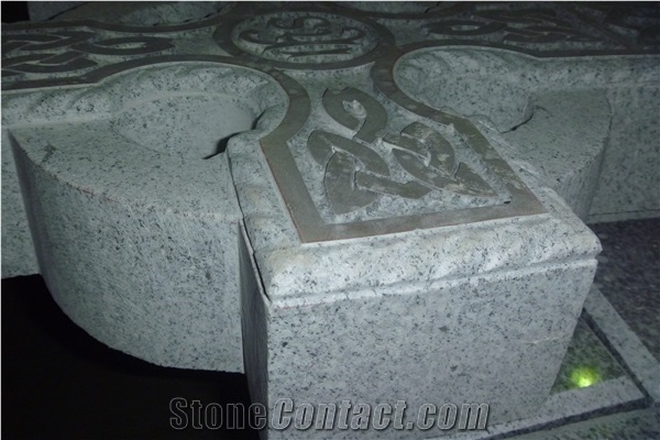 Irish Style Headstone with Cross Headstone Celtic Headstone
