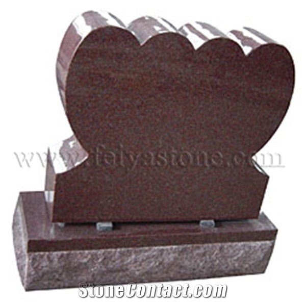 Single Heart Shape Double Heart Shape Headstone Gravestone