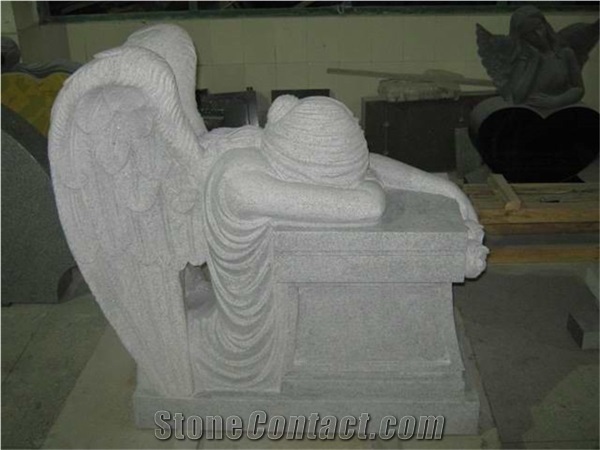 Weeping Angel Headstones Heart Monuments