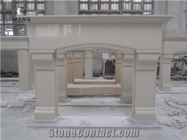Composite Stone Fireplace Engineered Stone Fireplace
