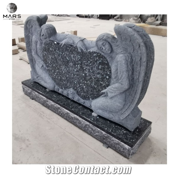 Factory Price Angel with Heart Tombstone