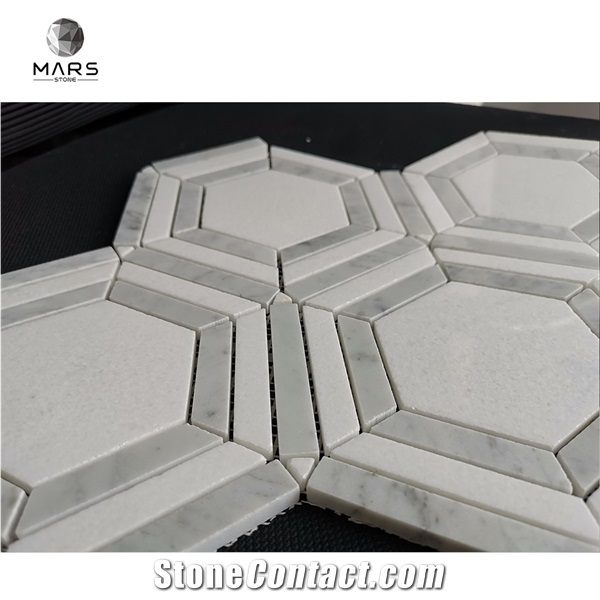 Factory Price Marble Hexagon Mosaic for Floor