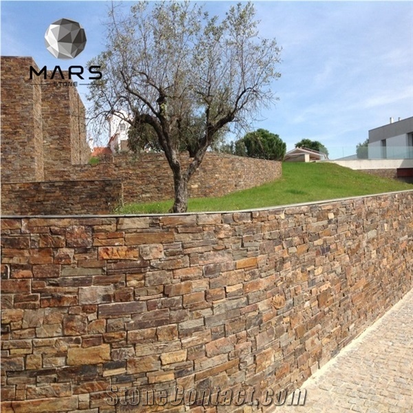 Grey Natural Culture Stone Panel and Stack Veneers Stone
