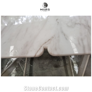 Hot Sale White Marble with Grey Veins for Countertops