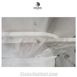 Hot Sale White Marble with Grey Veins for Countertops