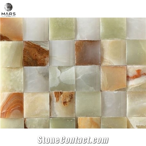 Luxury 3d Multi Onyx Jade Stone Marble Tile Mosaic Buyers