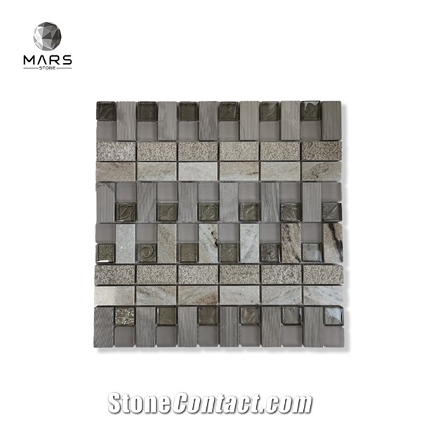 Marble Stone and Glass Mosaic Tile for Border Bathroom Buy