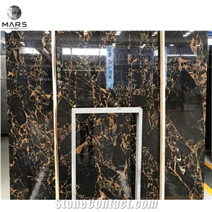 Natural Stone Marbles Athen Black Portoro Gold for Wall