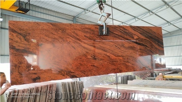 Best Quality Indian Red Multicolor Granite Slabs
