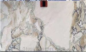 Italian Antolini Oyster Dover White Marble Slab