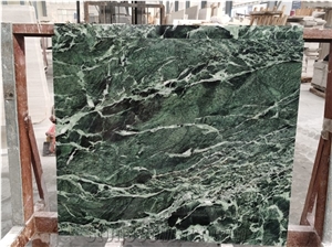 Italian Verde Alpi Dark Green Marble Floor Tiles