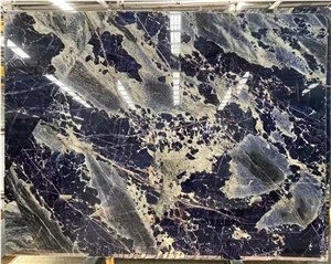 Luxury African Namibia Blue Sodalite Granite Slab