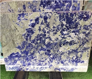 Luxury Bolivia Blue Sodalite Marble Slab