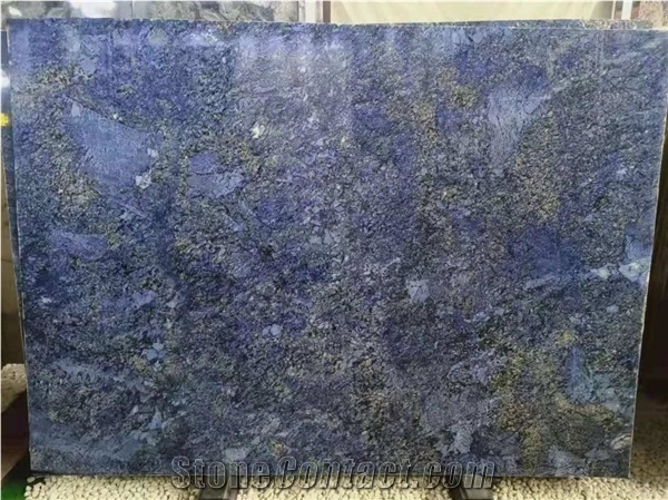 Luxury Brazil Bahia Azul Blue Granite Slab