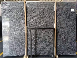 Polished Brazil Black Metal Granite Slab