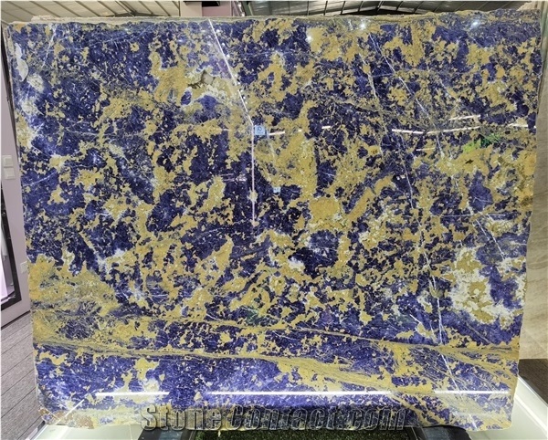 Polished Luxury Blue Sodalite Quartzite Slabs
