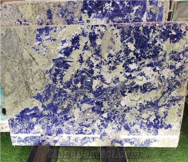 Polished Namibia Royal Classic Blue Sodalite Granite Slabs