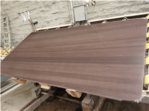 Polished Purple Wood Grain Sandstone Slab